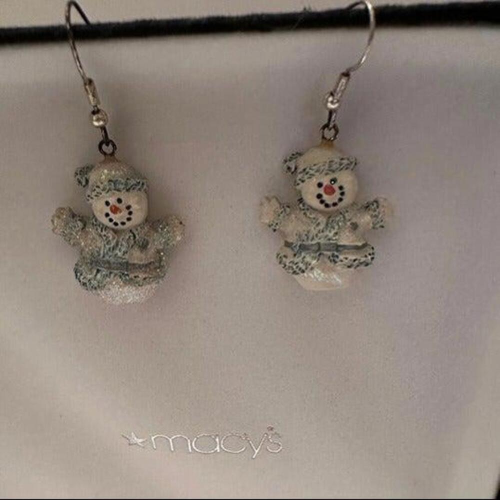 Frosty Fashion Finds: Adorable Snowman Earrings